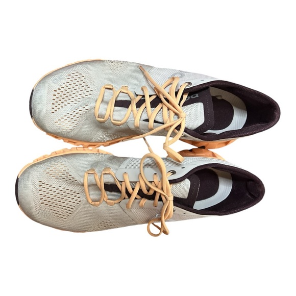 Women’s On Cloud Swiss Engineering Helion Peach/Gray SZ 10 - Picture 1 of 5